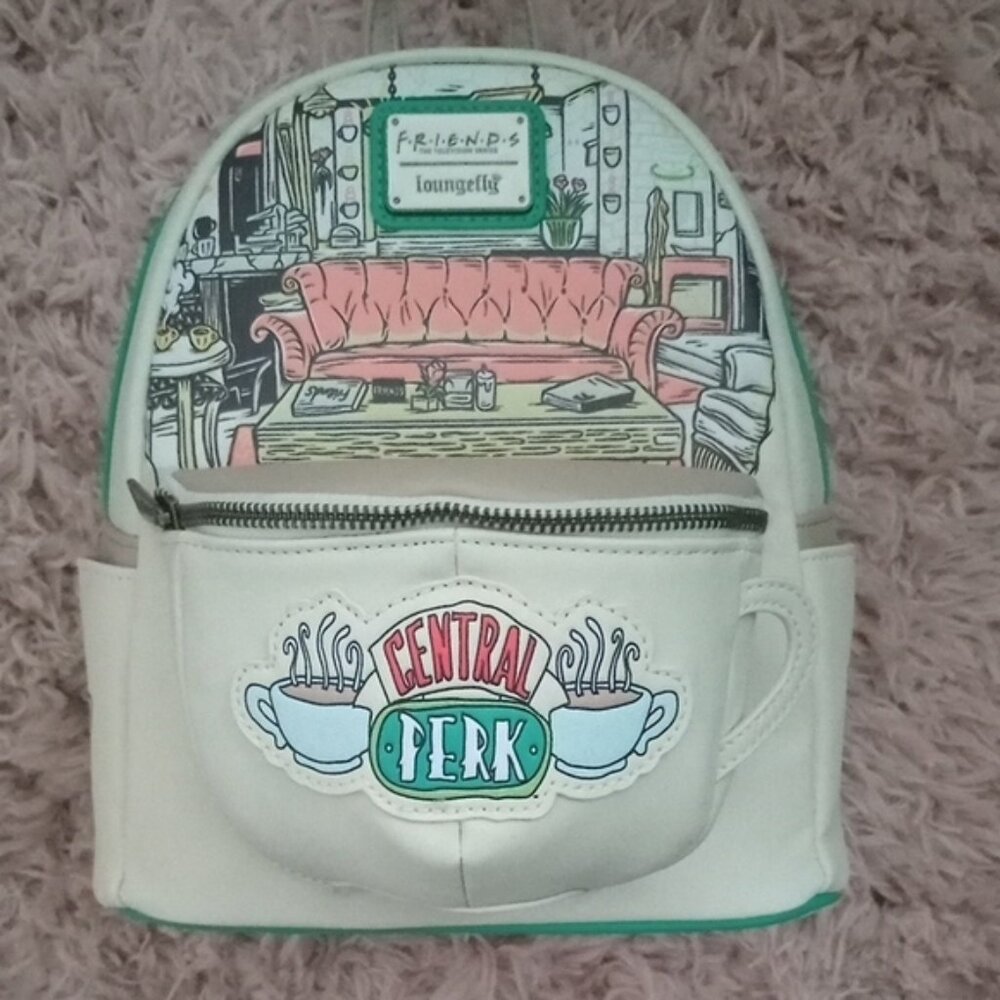 Loungefly Friends Central Perk Domed Coffee Mug Scented Mini Backpack - Picture 3 of 4